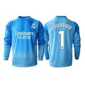 Fotbalové Dres Real Madrid Thibaut Courtois #1 Brankářské Domácí Oblečení 2025-26 Dlouhý Rukáv